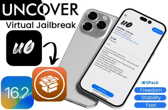Unc0ver Virtual Jailbreak For Install Cydia On iOS 16.2