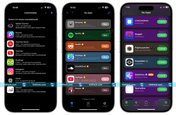 LiveContainer Top Features for iOS devices