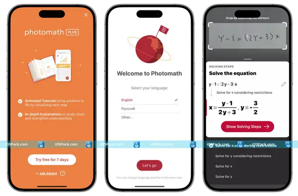 Photomath Plus Features for iOS